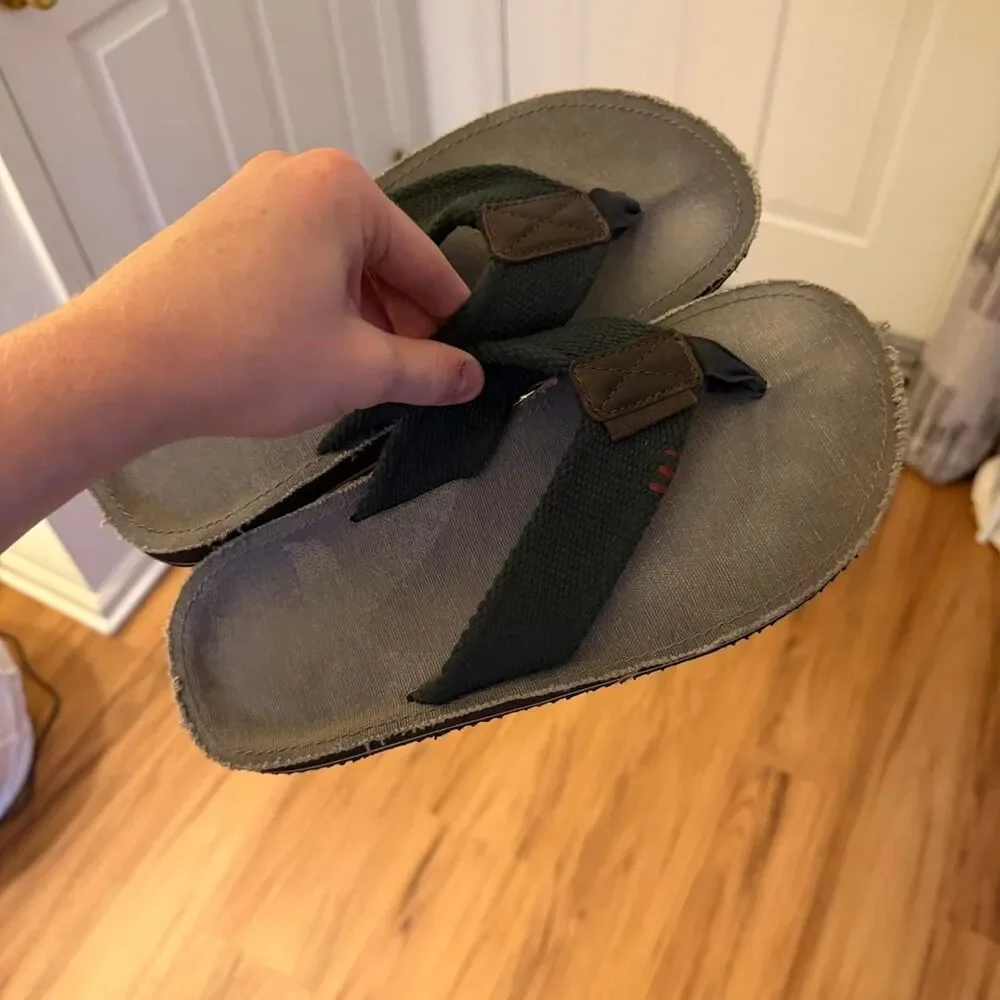 Y2K 2000’s American Eagle Flip Flops Americana Men’s Size 12